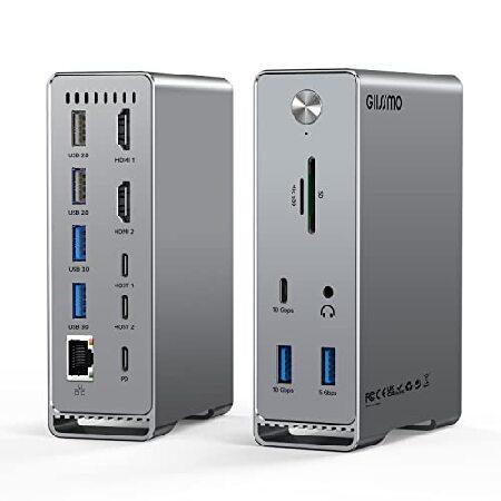 【新品未使用】 mac mini M2+ GIISSMO ドッキングステーション Mac mini ドッキングステーション 実機レビュー、M2 Mac miniと