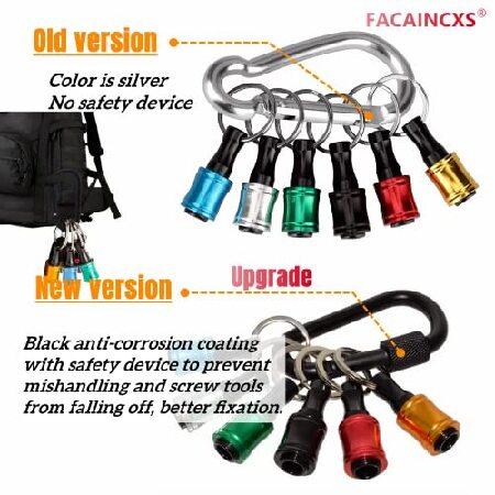 FACAINCXS ビットホルダー 1/4インチ 六角シャンク スクリュー