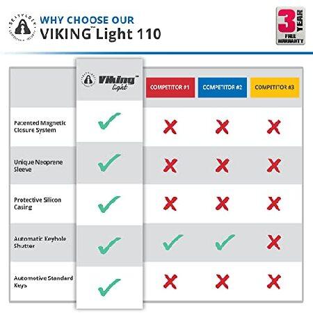 Seatylock バイキング 鍵付き自転車ロックチェーン - 特許取得済み軽量