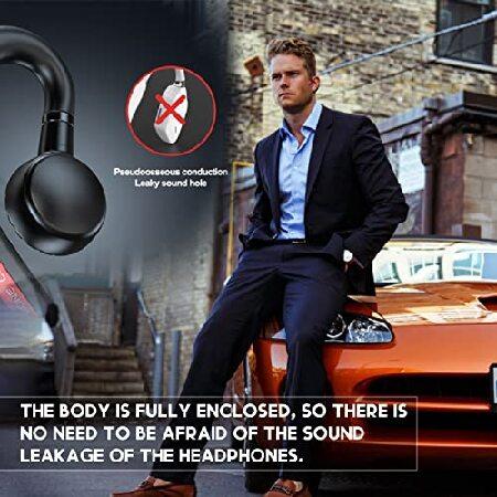 大幅割引セール ESSONIO Bone Conduction Headphones Bluetooth earpiece Open Ear Headphones with Microphone for Cell Phone Computer IPX5 Waterproof Workout Headphones H