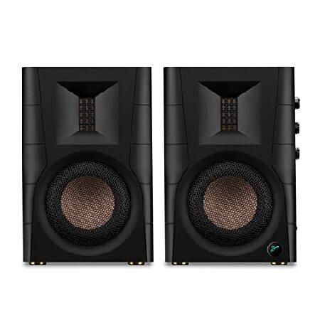 HiVi-Swans D200 Active Bluetooth Powered Bookshelf Speakers - Bluetooth Desk Speakers for TV/Turntable/PC - 5 Inch Near Field HiFi Speakers 260w RMS -｜wolrd｜02