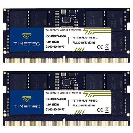 Timetec 32GB キット (2x16GB) DDR5 4800MHz PC5-38400 アンバッファー