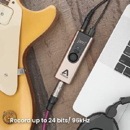 Apogee Jam X - Portable Guitars, and Instruments USB Audio Interface for iOS, macOS and PC, built-in Analog Compression, free Ableton Live Lite, Neura｜wolrd｜06