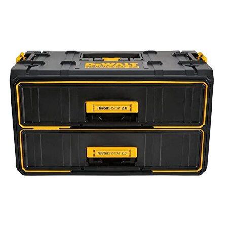 DEWALT (デウォルト) ToughSystem ツールボックス 2.0 引き出し2段