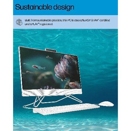 HP All-in-One Bundle PC, AMD Ryzen Processor, Radeon Graphics, 8