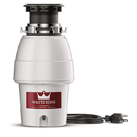 Waste　King　Legend　14　Harvey　oz　(L-2600)　HP　043010　Series　Garbage　Power　with　Cord　Continuous　＆　Plumbers　Stainless　WM　Putty,　Feed　Disposal