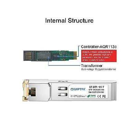用10 パック10GBASE-T SFP+からRJ45銅モジュールMini-GBIC