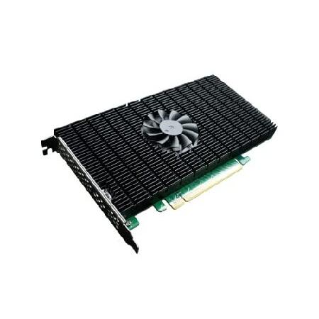 Highpoint 4ポート M.2 SSD7105 PCIe Gen3/Gen4 NVMe ブータブル Highpoint 4ポート M.2 SSD7105 PCIe Gen3/Gen4 NVMe ブータブル