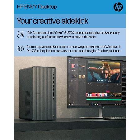 HP Envy Desktop, 12th Gen Intel Core i7-12700, 16 GB RAM
