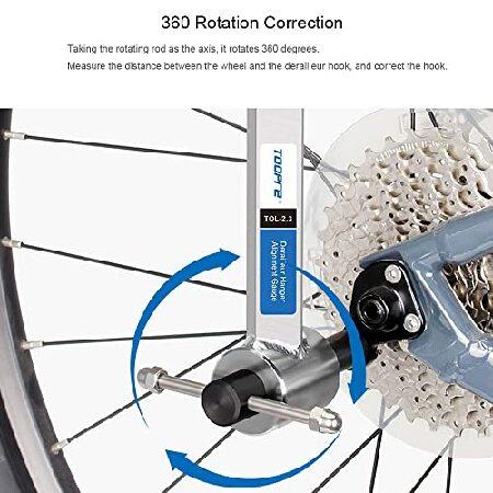 Mimoke Bicycle Derailleur Hanger Alignment Gauge Tool, Stainless Steel Bike Repair Tool Straightening Tool for Derailleur Hanger Alignment Gauge｜wolrd｜04