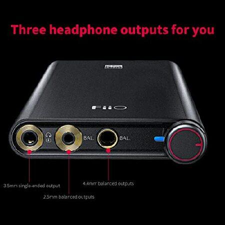 FiiO Q3 ヘッドホンアンプ ポータブル 高解像度 DAC DSD512