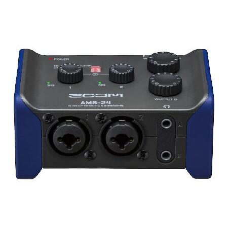 Zoom AMS-24 USB Audio Interface, 2 High Quality Inputs, 4 Outputs, Loopback, Direct Monitoring, Bus-Powered, for Recording and Streaming on PC, Mac, i｜wolrd｜04