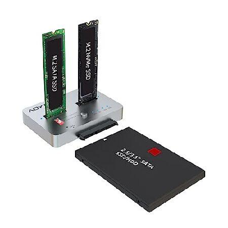 M.2 デュプリケーター NVMe/SATA クローンドッキング