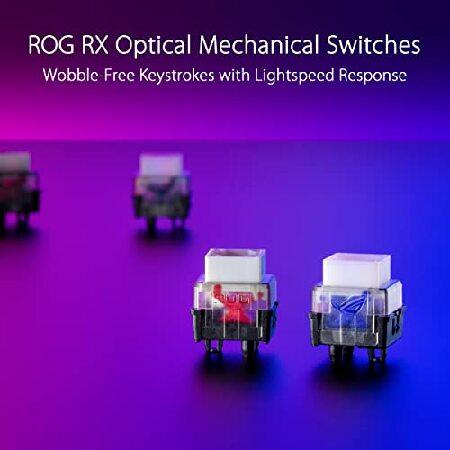 今年人気のブランド品や ASUS ROG Strix Scope RX TKL Wireless Deluxe - 80% Gaming Keyboard， Tri-Mode Connectivity (2.4GHz RF， Bluetooth， Wired)， ROG RX Red Optical Mechanical