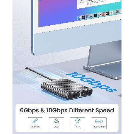 ORICO M.2 SSD 外付けケース ケース NVME SATA/NVMe 両対応 M Key PCIe