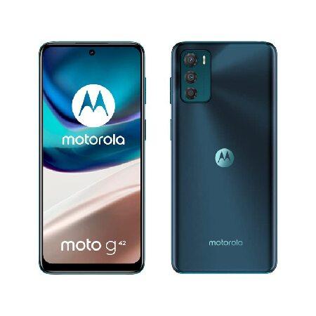 Motorola スマートフォン 本体 128GB Motorola Moto G42 Dual-SIM 128GB ROM + 4GB RAM (GSM Only | No CDMA
