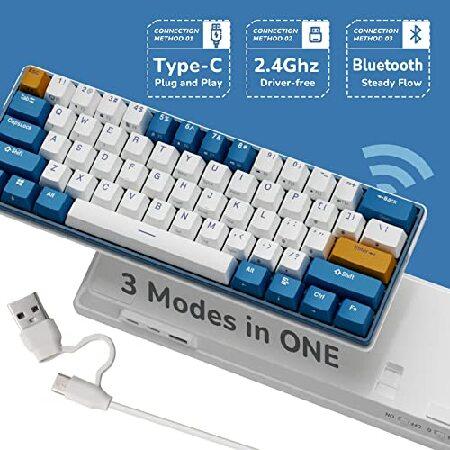 RK ROYAL KLUDGE RK61 Plus ワイヤレスメカニカルキーボード