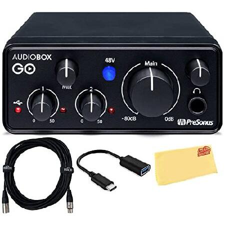 Audiobox GO オーディオインターフェイスとXLRケーブル PreSonus ” AudioBox GO ” | PreSonus史上最もコンパクトで