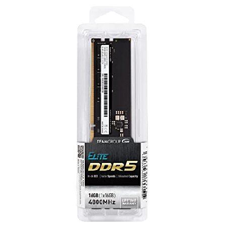 TEAMGROUP Elite DDR5 16GB 4800MHz (PC5-38400) CL40 Non-ECC