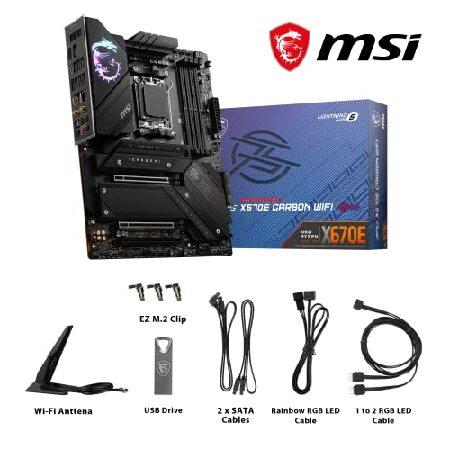 メグえもん様✨専用 MSI MPG X670E Carbon WiFi Gaming Motherboard (AMD AM5， DDR5