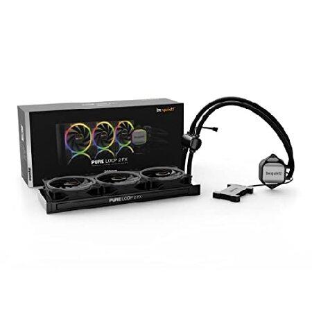 Be Quiet Pure Loop 2FX 360 水冷 静音 ２回使用のみ Amazon | 静かに!ピュアループ2 FX 360mm、CPU リキッドクーラー Intel