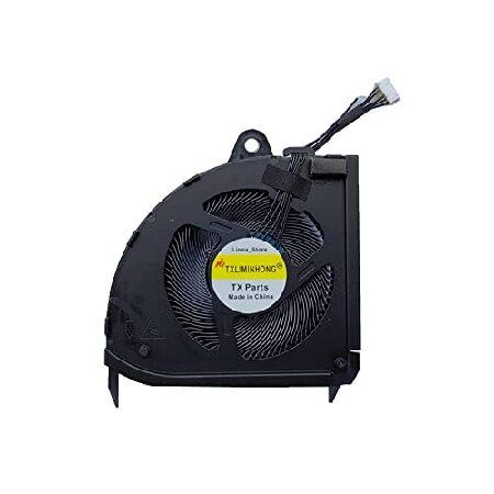 TXLIMINHONG New CPU and GPU Cooling Fan for Lenovo Thinkpad P15 Gen1 P15 N19E MG75090V1-C192-S9A MG75090V1-C195-S9A DC5V 2.25W｜wolrd｜04