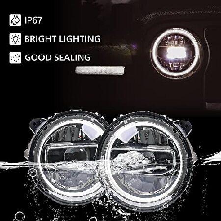 DKMGHT LEDヘッドライト 2018-現行ジープラングラーJL ＆ 2020
