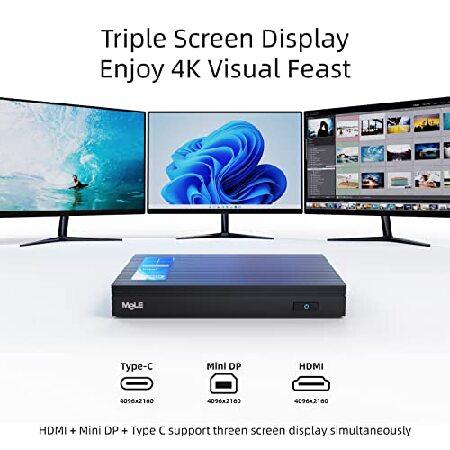 Mini PC, MeLE Quieter3C Fanless PC Celeron N5105 8GB 128GB Small