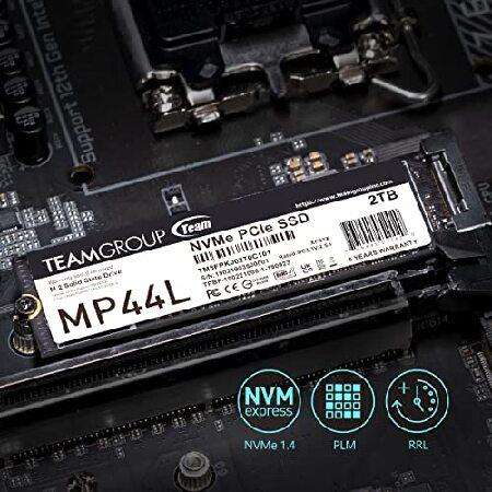 TEAMGROUP MP44L 1TB SLCキャッシュ NVMe 1.4 PCIe Gen 4x4 M.2 2280