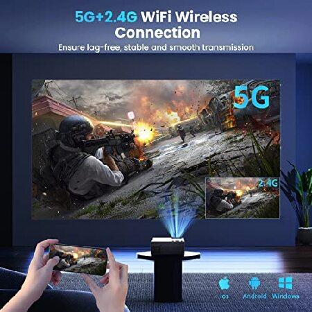 FUDONI プロジェクター 12000ルーメン 1080P FUDONIプロジェクター WiFi Bluetooth フルHD 1080P 高輝度