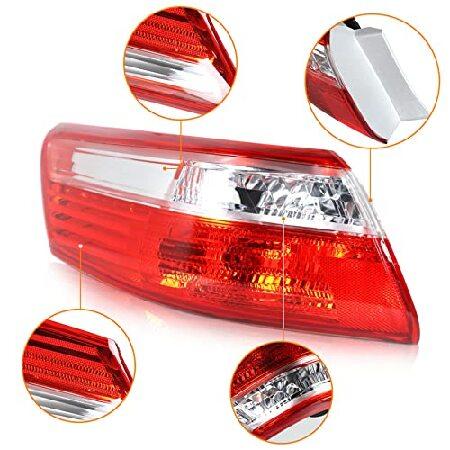 Silscvtt Passenger Side Rear Brake Tail Light Assembly Replacement for 2016 2017 2018 Nissan Sentra Outer Right Tail Lamp 265503YU0A NI2805108｜wolrd｜04