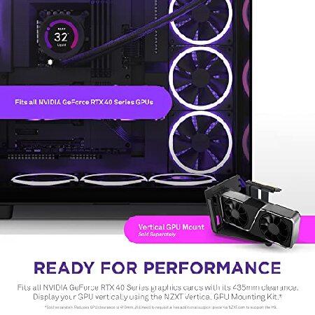 NZXT H9 Flow 2層構造 ミドルタワー PCケース Black CM-H91FB-01 CS8576｜wolrd｜05