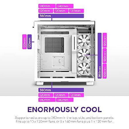 NZXT H9 Elite 2層構造 ミドルタワー PCケース 強化ガラスモデル