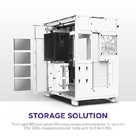 NZXT H9 Elite 2層構造 ミドルタワー PCケース 強化ガラスモデル White
