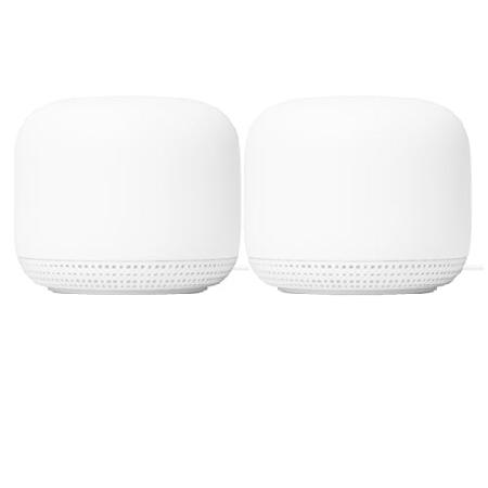 Google Nest WiFi Access Point Non-Retail Packaging - Connect to AC2200 Mesh Wi-Fi 2nd Gen (2-Pack, Snow)｜wolrd｜05