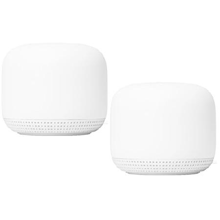 Google Nest WiFi Access Point Non-Retail Packaging - Connect to AC2200 Mesh Wi-Fi 2nd Gen (2-Pack, Snow)｜wolrd｜06