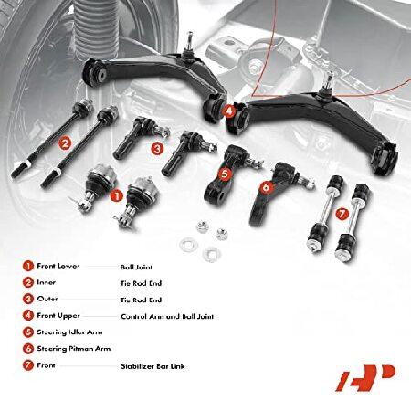 A-Premium 12Pcs Front Suspension Kit Upper Control Arm Ball Joint