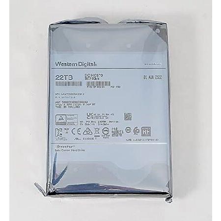 Western Digital WD Ultrastar HC570 WUH722222ALE6L4 22TB 7200RPM 3.5インチ デスクトップHDD 0F48155｜wolrd｜02