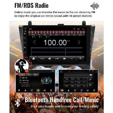 for Nissan Altima 2008-2012 Android Car Stereo 2+32G with Mirror Link WiFi GPS Navigation FM/RDS Radio Player 9" HD Touchscreen Auto Car Radio Backup
