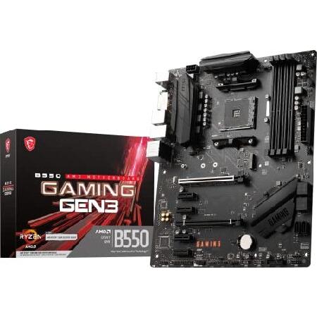 MSI B550 Gaming GEN3 Motherboard (AMD AM4, DDR4, PCIe 3.0, SATA