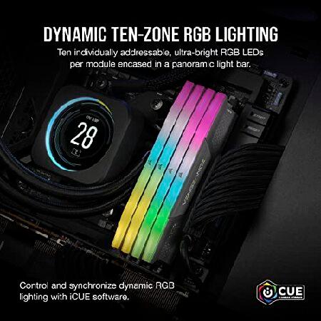 CORSAIR DDR5-5200MHz デスクトップPC用メモリ VENGEANCE RGB DDR5