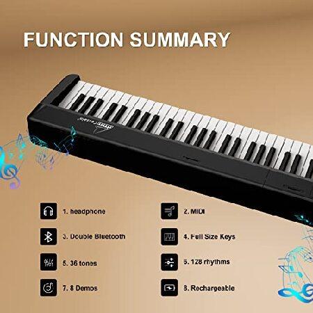 鍵盤楽器 Cossain Folding Piano Cossain Folding Piano 88 Key Keyboard with Upgrade Full Size