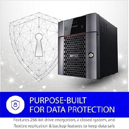 BUFFALO TeraStation Essentials 4-Bay Desktop NAS 24TB (4x6TB) with HDD Hard Drives Included 2.5GBE / Computer Network Attached Storage/Private Cloud/N｜wolrd｜03