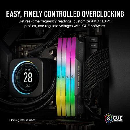 CORSAIR DDR5-6000MHz デスクトップPC用メモリ VENGEANCE RGB DDR5