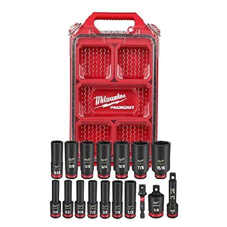 Milwaukee 3/8インチインパクトソケット 19個セット