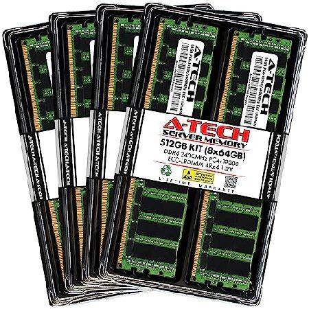 A-Tech 512GB キット (8x64GB) DDR4 2400MHz PC4-19200 ECC LRDIMM