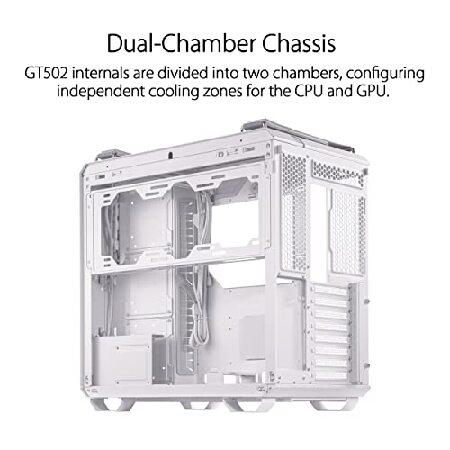 ASUS TUF Gaming GT502 ホワイトATXミッドタワーコンピューターケース 