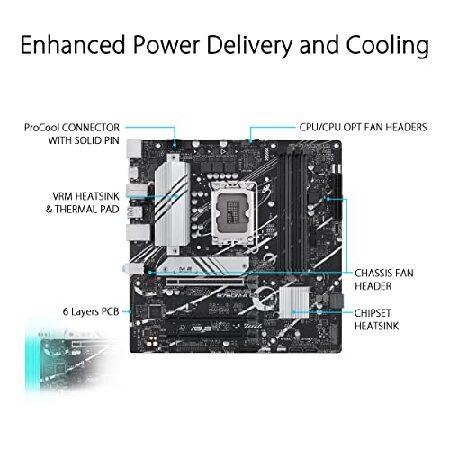 ASUS Prime B760M-A D4 Intel(R) B760 (LGA 1700)(第13世代