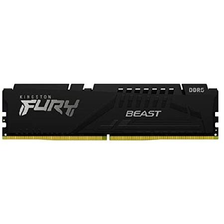 Kingston Fury Beast 64GB (2x32GB) 6000MT/s DDR5 CL36 Desktop Memory Kit of 2 | AMD Expo | Plug N Play | KF560C36BBEK2-64｜wolrd｜03
