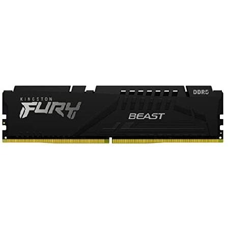 Kingston Fury Beast 64GB (2x32GB) 5200MT/s DDR5 CL36 Desktop Memory Kit of 2 | AMD Expo | Plug N Play | KF552C36BBEK2-64｜wolrd｜03